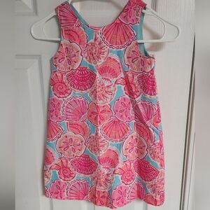 Tommy Bahama Vibrant Pink and Blue Seashell Dress